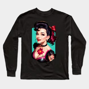 Rockabilly Girl 09 Long Sleeve T-Shirt